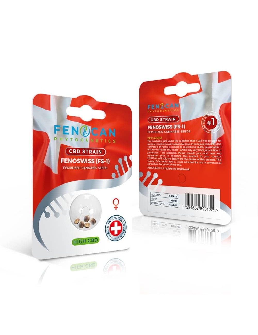 Fenoswiss CBD Hanfsamen - feminisiert (3 pcs.)