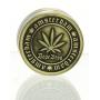 Metal Grinder 2-piece 50mm Dope Bros Gold