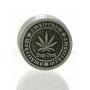 Metal Grinder 2-piece 50mm Dope Bros Silver Grey