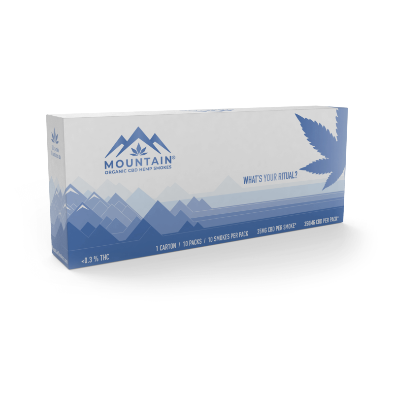 Mountain Smokes CBD 35mg - Zigaretten Box (10 pcs.