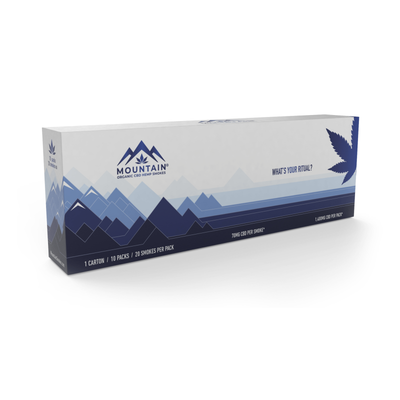 Mountain Smokes CBD 70mg - Zigaretten Box (10 pcs.