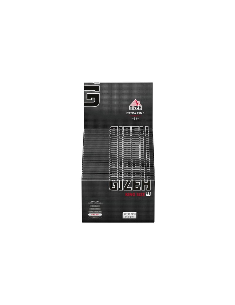 GIZEH Black King Size (50 pcs.)