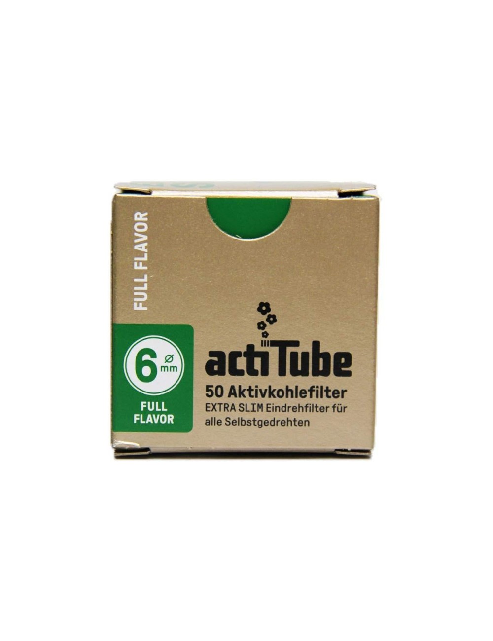 actiTube FULL-FLAVOR Filtre à charbon actif- Extra Slim (10 x 50 pcs.)