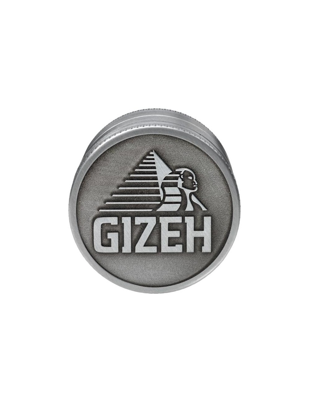 GIZEH Alu Grinder 4-piece - Silber (50mm)