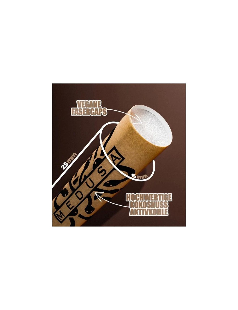 Medusa - Filtre à charbon actif - (250 pcs. x 6mm)