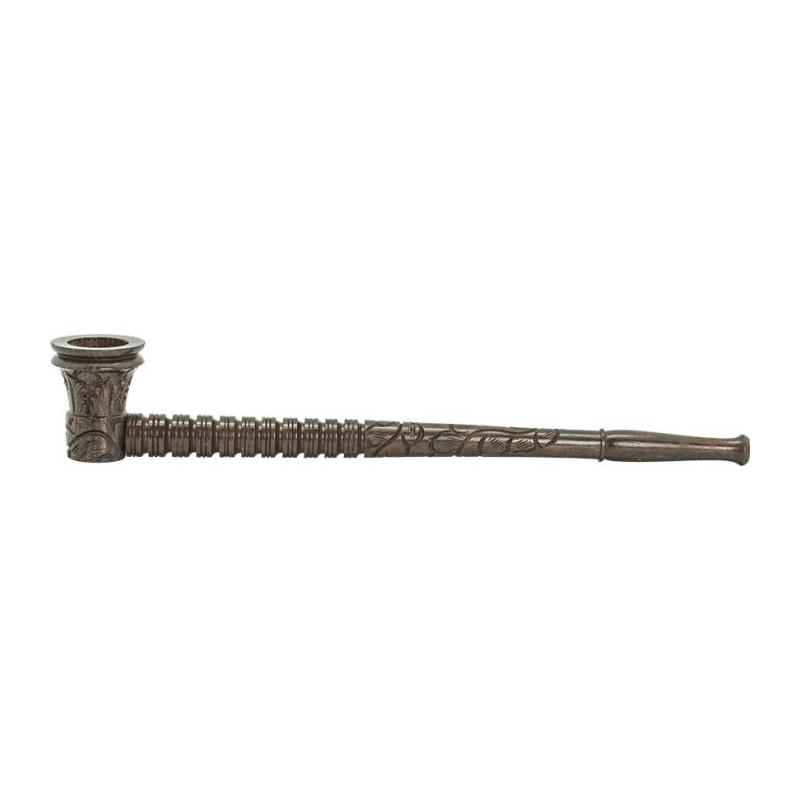 Pipe en bois de rose sculpté 23cm Accessoires