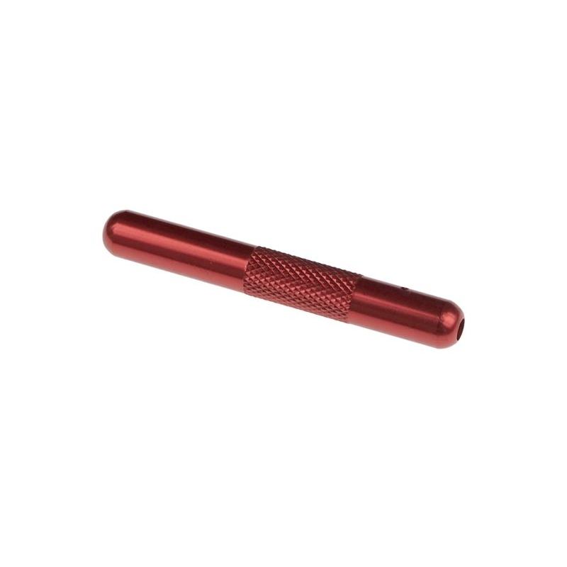 Snuff Tube Aluminium Red KC Import