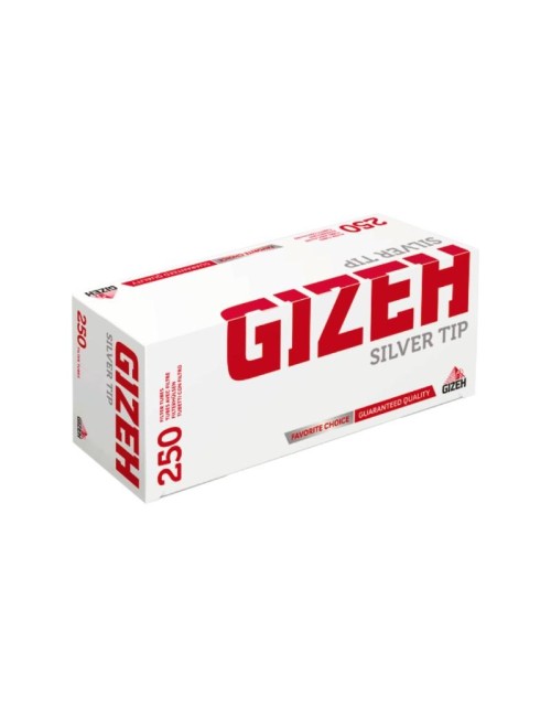 GIZEH Hülsen Silver Tip (250 Stk.)