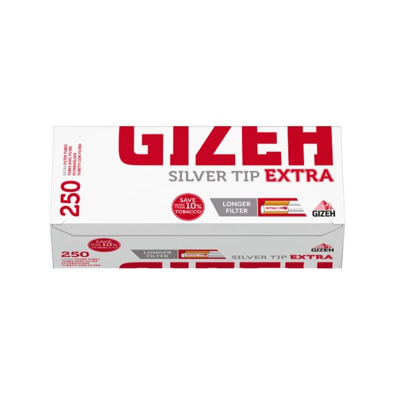 GIZEH Hülsen Silver Tip Extra (250 Stk.