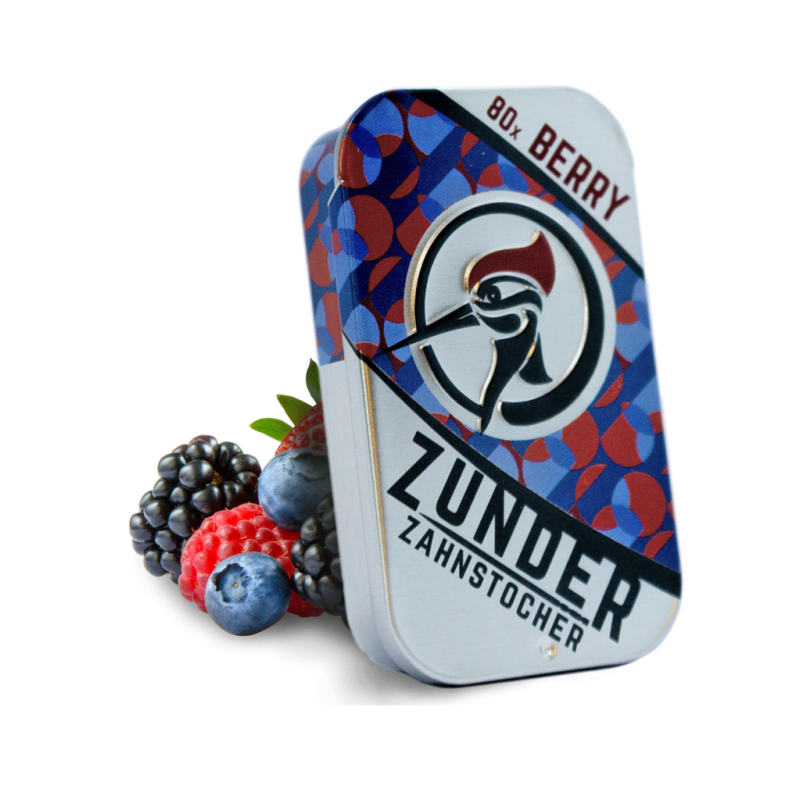 Zunder Zahnstocher Berry - Dose (80 pcs.