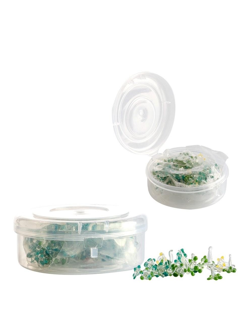 Amsterdam Flower Glasssiebe 4mm (5 pcs.)