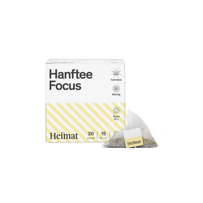 Heimat Hanftee - Focus (15 Beutel)