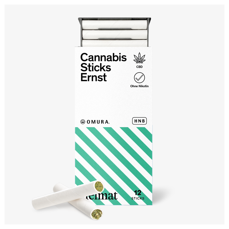 Heimat Cannabis Sticks Ernst 12 pcs. (Omura Heat-not-Burn)