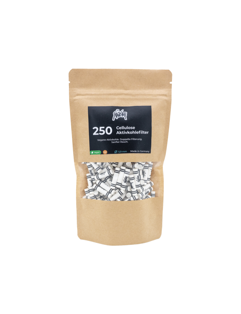 Kailar - Aktivkohlefilter White (250er Pack)