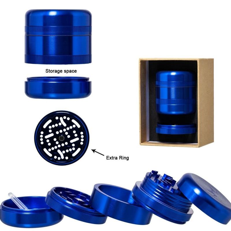 Alu Grinder Grace Glass 5-piece 55mm Blue