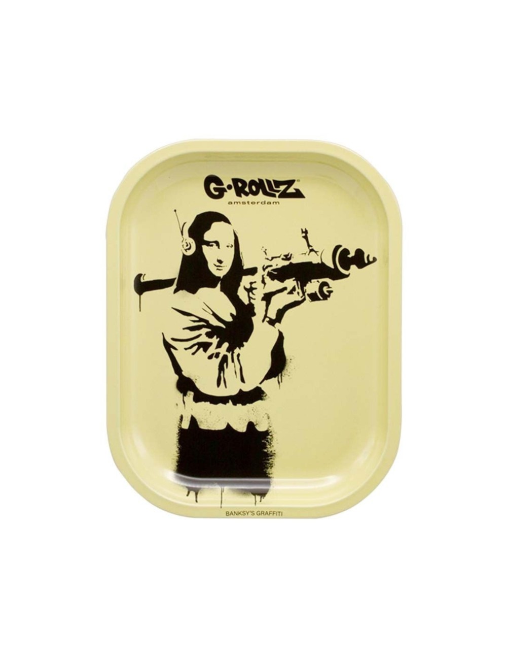 Banksy "Mona Launcher" Tray 14cm x 18cm