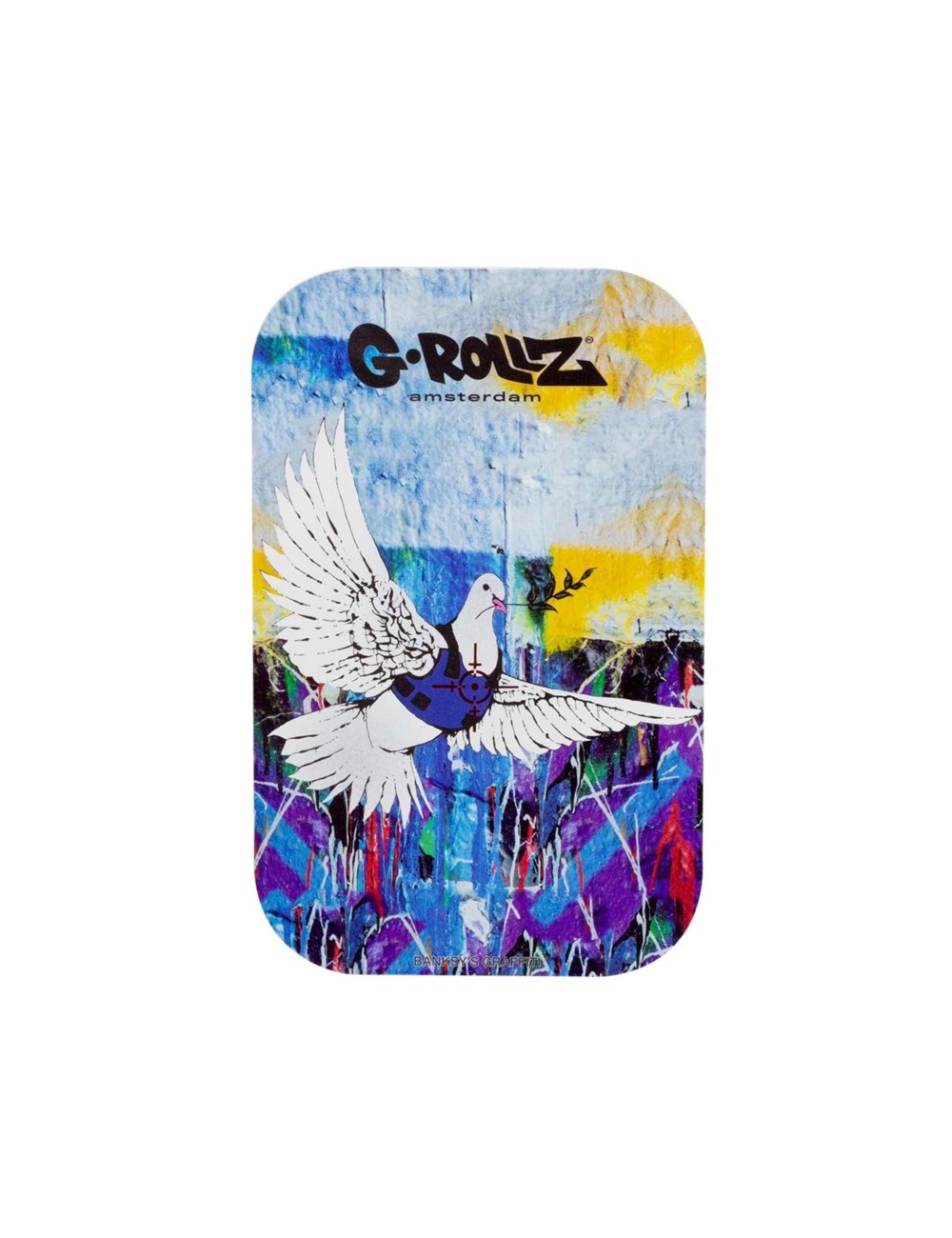 Banksy "Bulletproof Dove" Tray Cover 27.5cm x 17.5cm