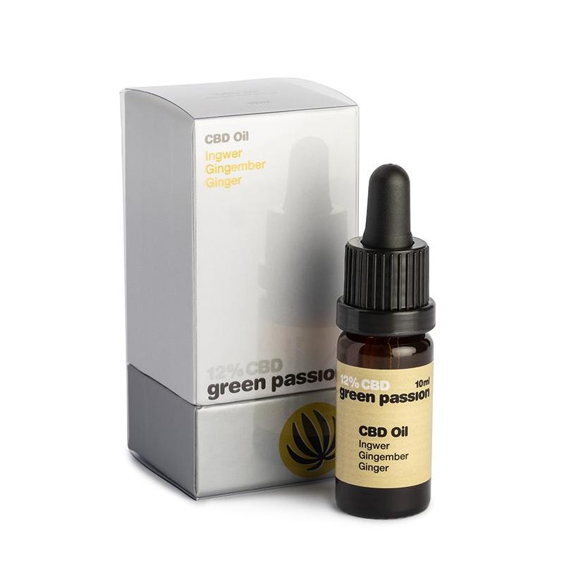 Green Passion - CBD Öl Ingwer (10ml/12%) KC Import