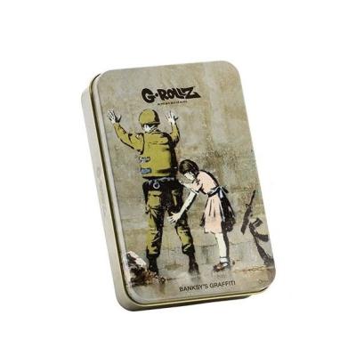 Banksy "Soldier fisked" Dose 13.5cm x 8.5cm x 3cm