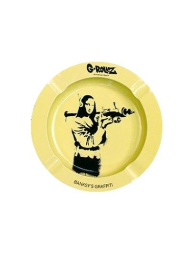 Cendrier Banksy "Mona Launcher" 13.5cm