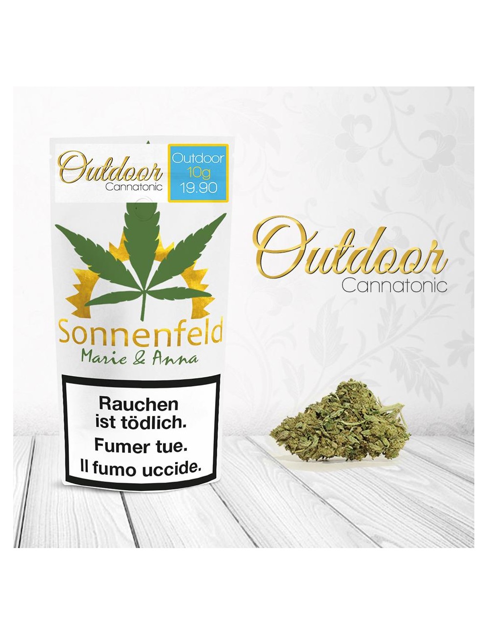 Sonnenfeld CBD - Outdoor Cannatonic (CHF 19.90/10g)