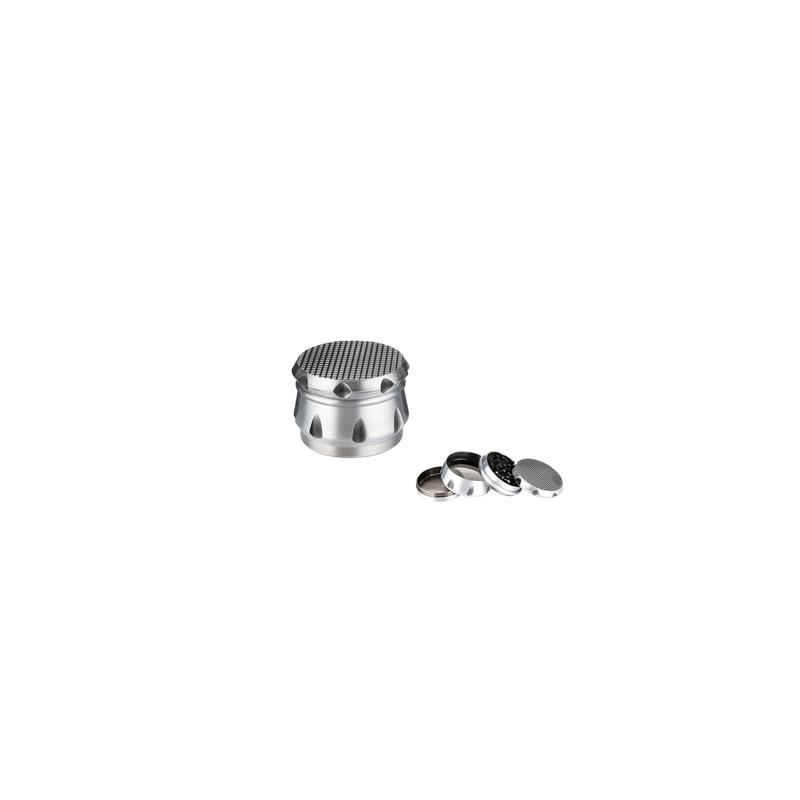 Alu Grinder 4-piece 63mm Silber