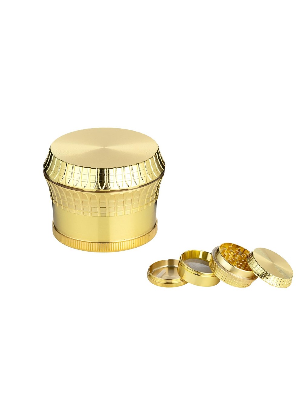 Alu Grinder 4-pièces 63mm Gold