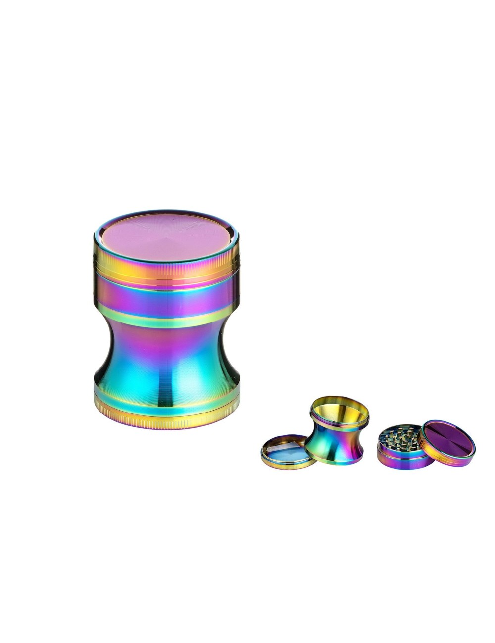 Alu Grinder 4-teilig 50mm Rainbow
