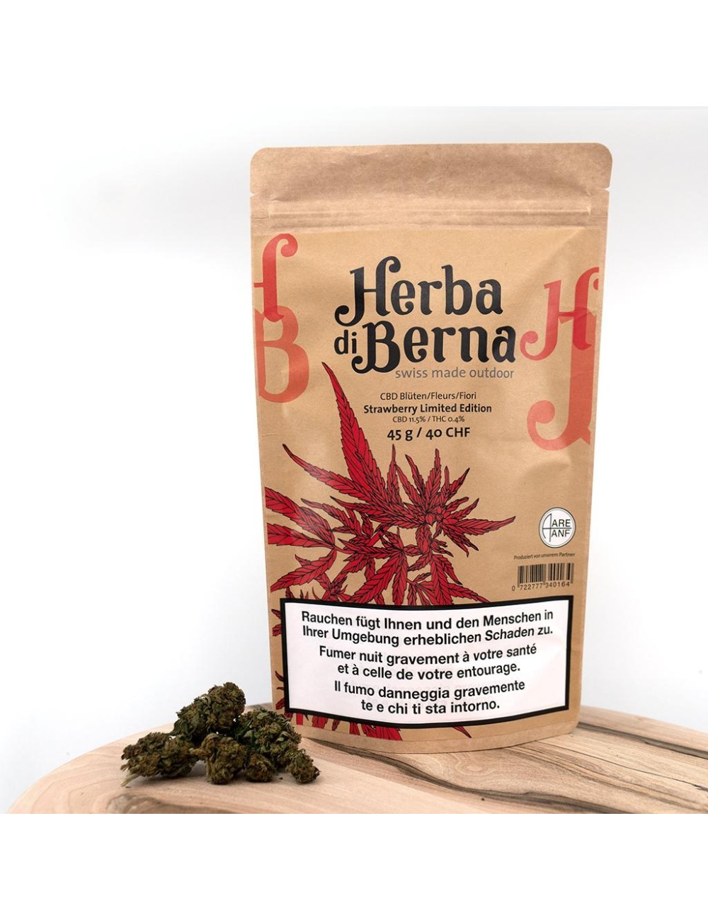 Herba di Berna - Strawberry Outdoor (CHF 40.00/45g)