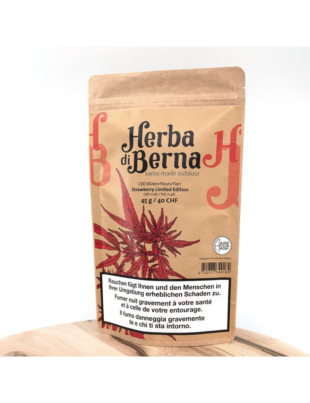 Herba di Berna - Strawberry Outdoor (CHF 40.00/45g)