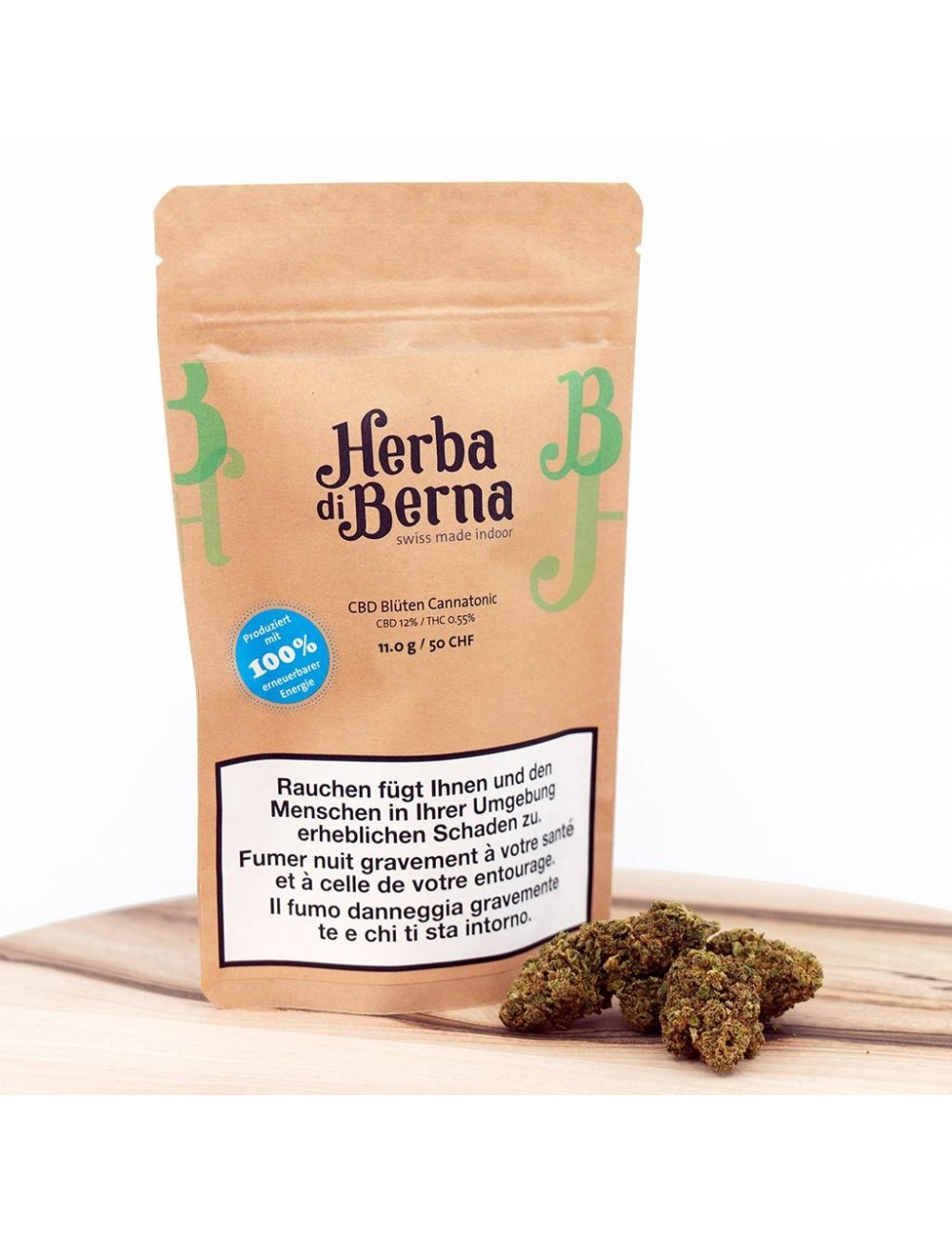 Herba di Berna - Cannatonic Indoor (CHF 50.00/11g)