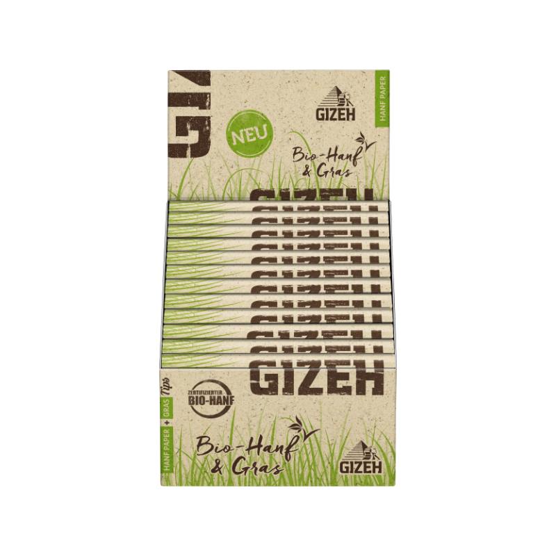 GIZEH Hanf & Gras King Size Slim + Tips (24 pcs.)