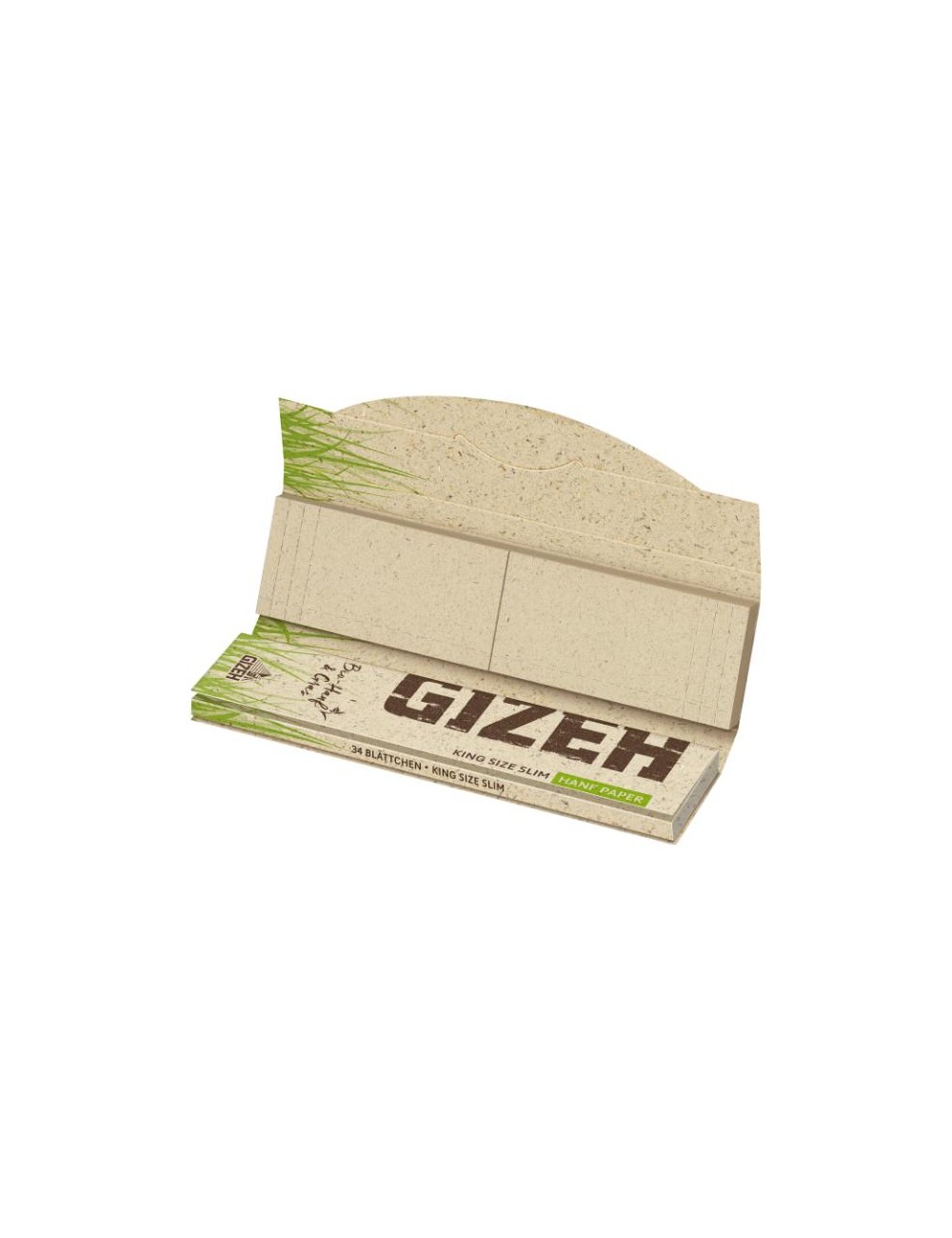GIZEH Hanf & Fett King Size Slim + Tips (24 Stk.)