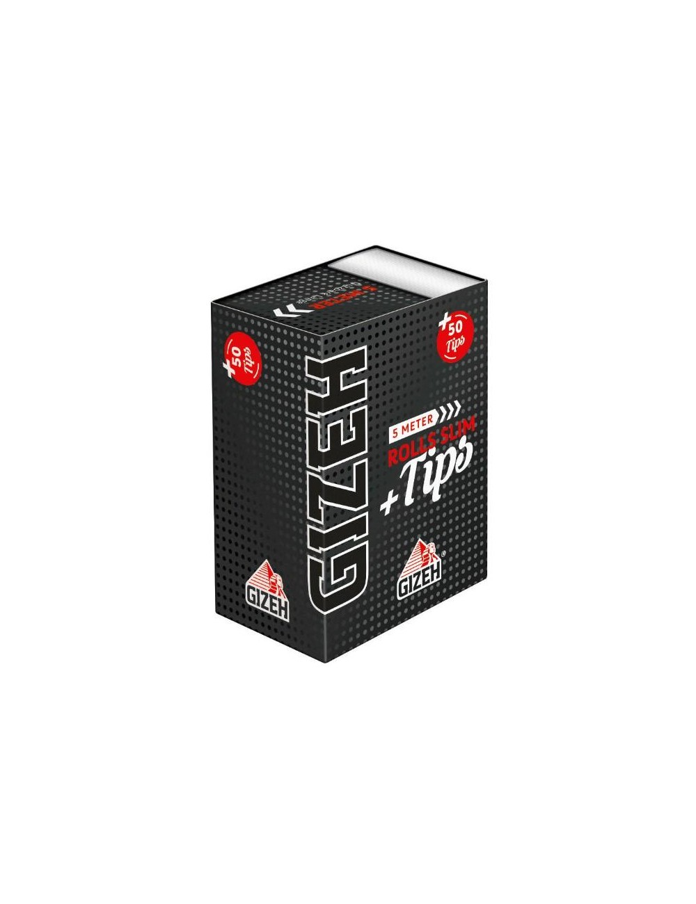 GIZEH Black Rolls + Tips (20 pcs.)