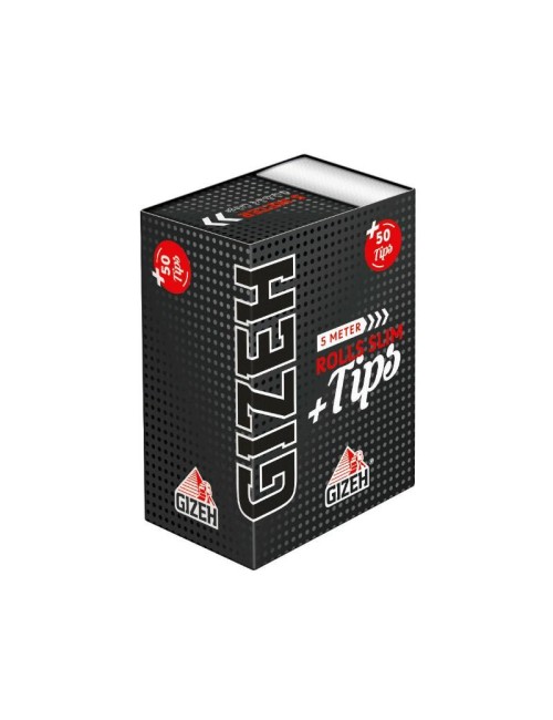 GIZEH Black Rolls + Tips (20 Stk.)