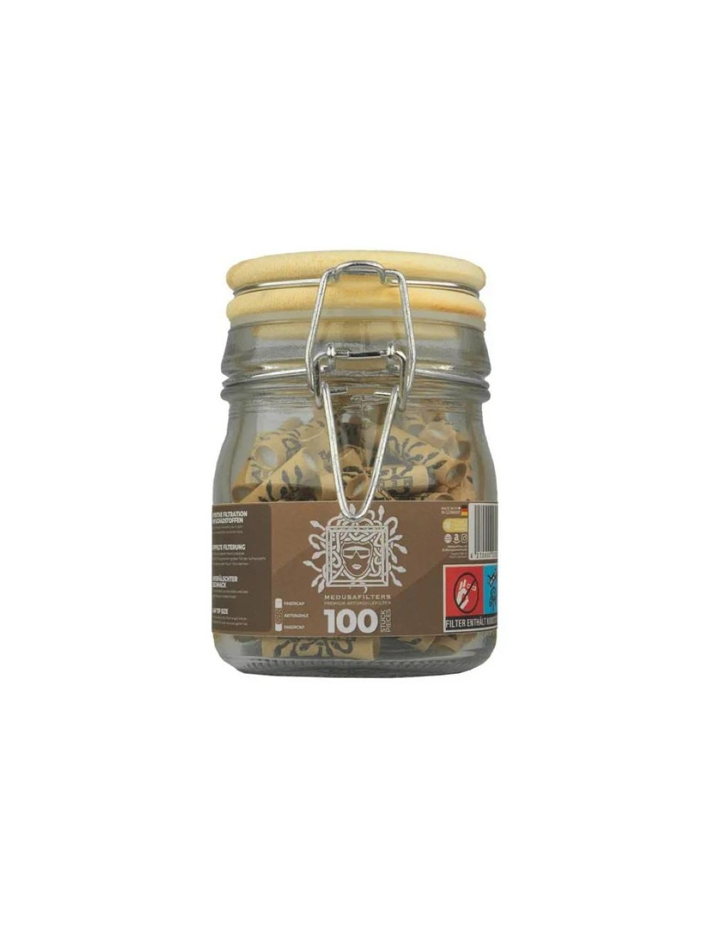 Medusa - Filtre à charbon actif - Glas (100 pcs. x 6mm)