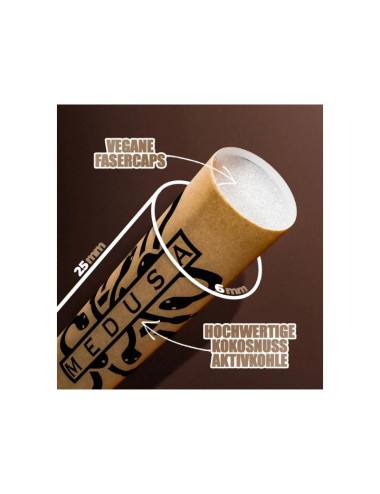 Medusa - Filtre à charbon actif - Glas (500 pcs. x 6mm)