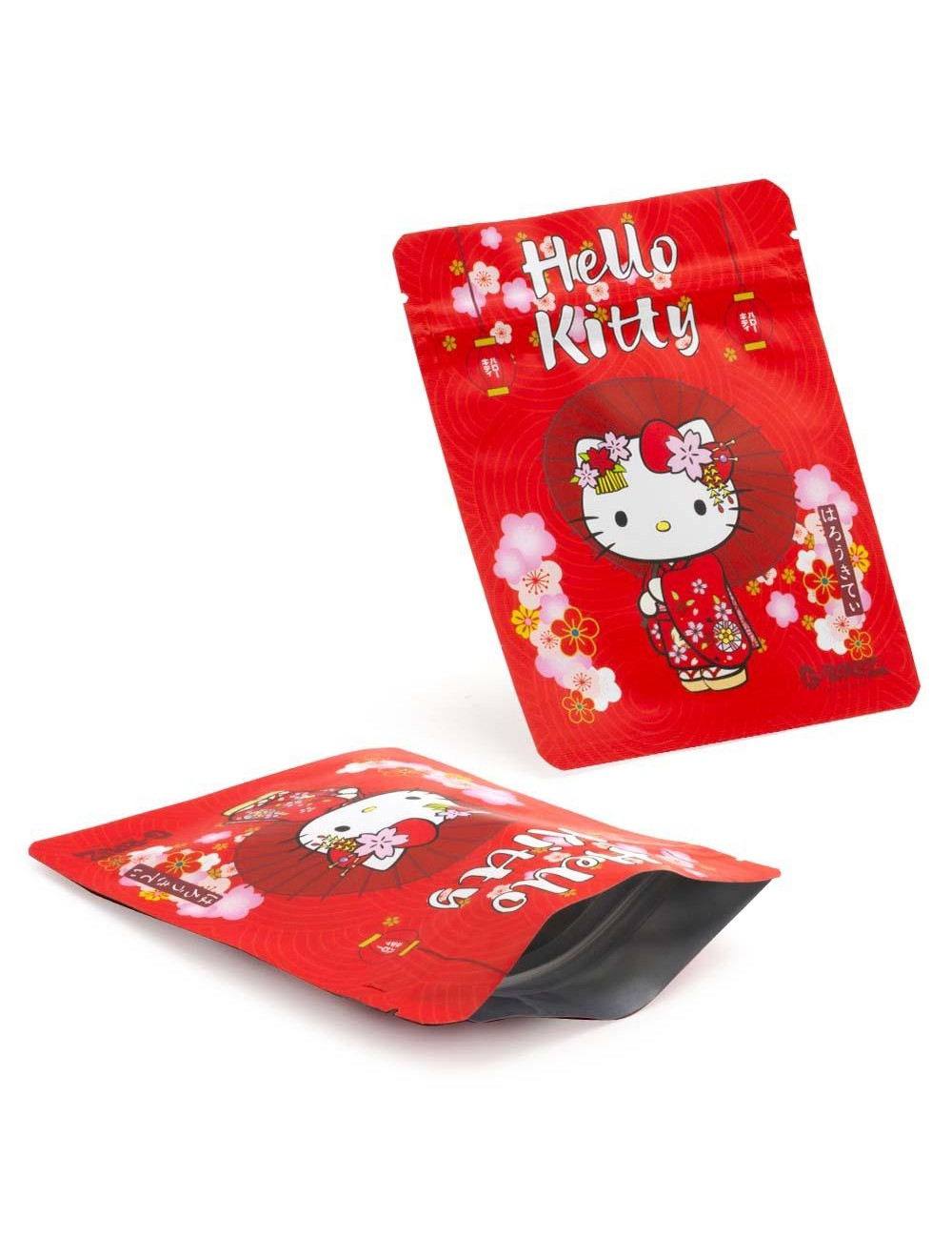 Hello Kitty Bag - Kimono Red (10cm x 12.5cm)