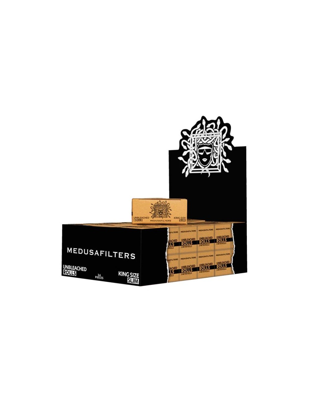 Medusa - King size Rolls - Unbleached (24 pcs.)