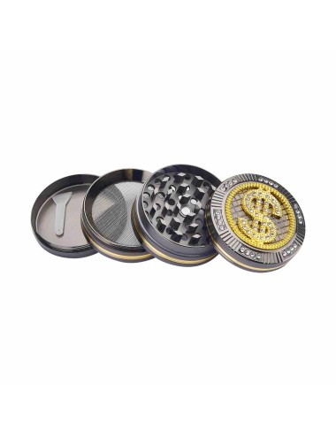 Grinder Bling Bling Dollar 4-piece 50mm