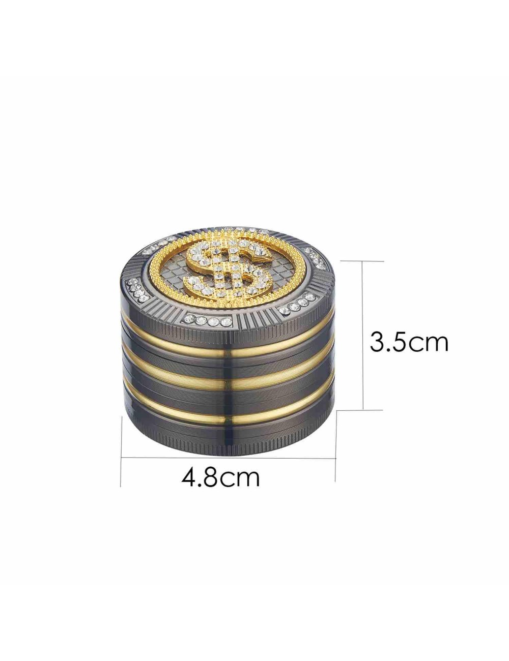 Grinder Bling Bling Dollar 4-piece 50mm