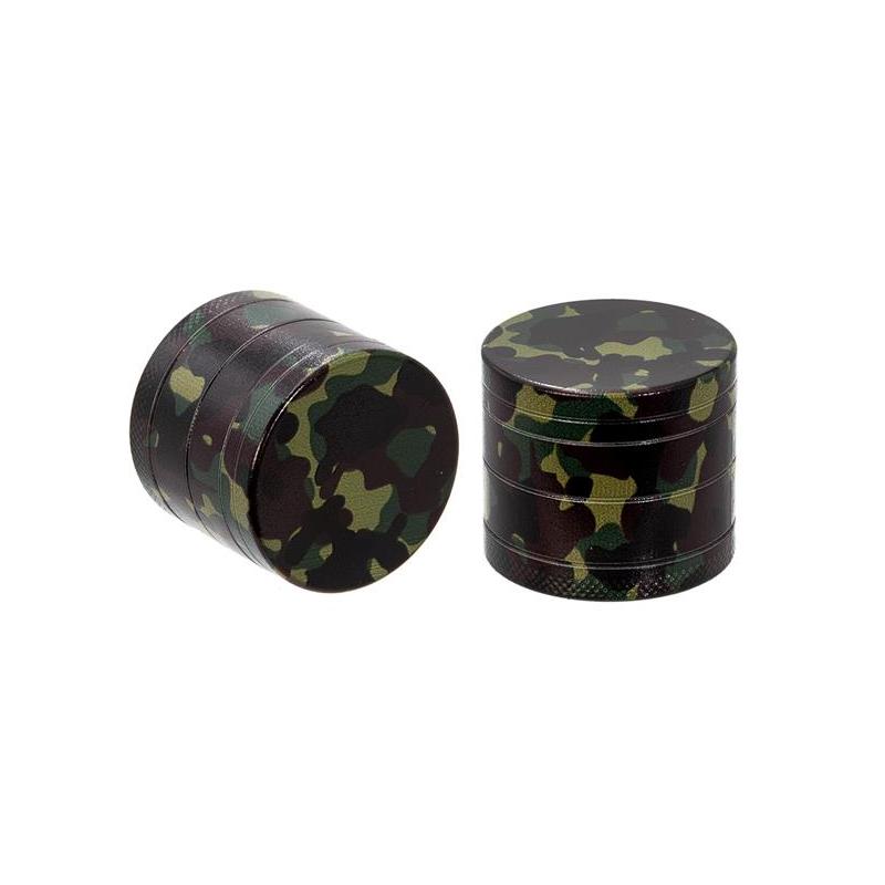 Grinder Metall Military Camouflage 4-teilig 40mm