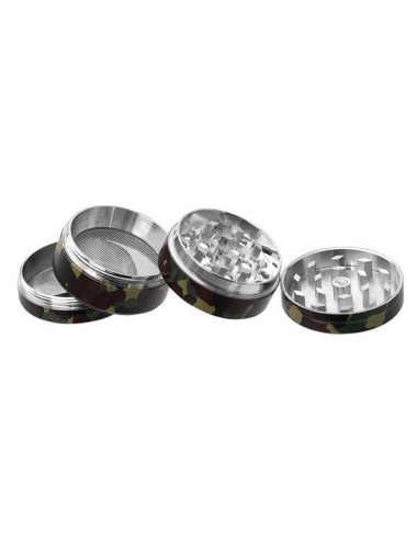 Grinder Metall Military Camouflage 4-piece 40mm