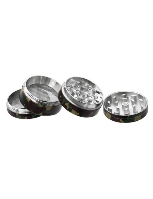Grinder Metall Military Camouflage 4-piece 40mm