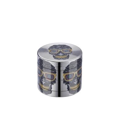 Grinder Mini Skull 4-pièces 40mm Schwarz