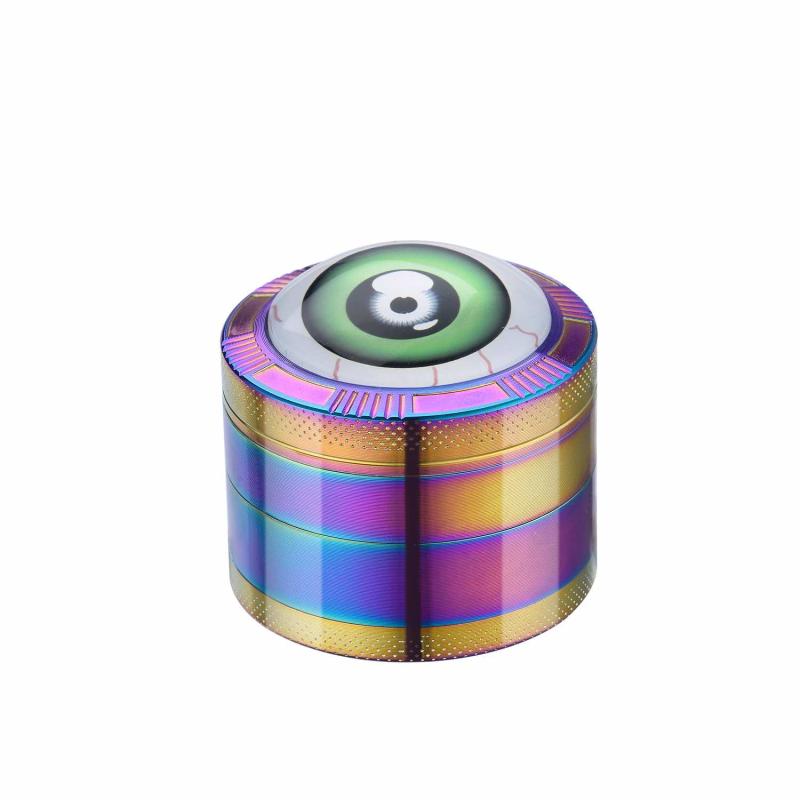 Grinder Red Eyes Rainbow 4-piece 50mm Grün