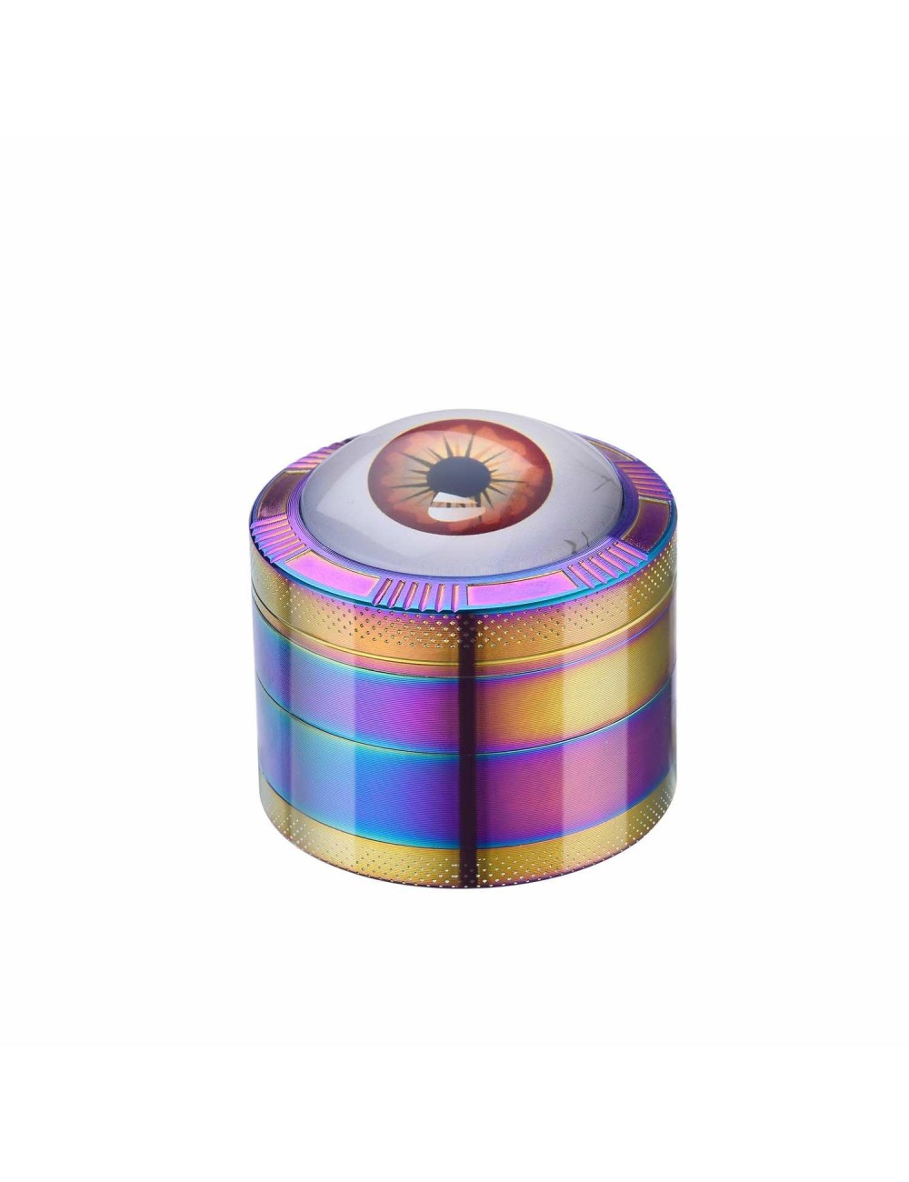 Grinder Red Eyes Rainbow 4-piece 50mm Braun