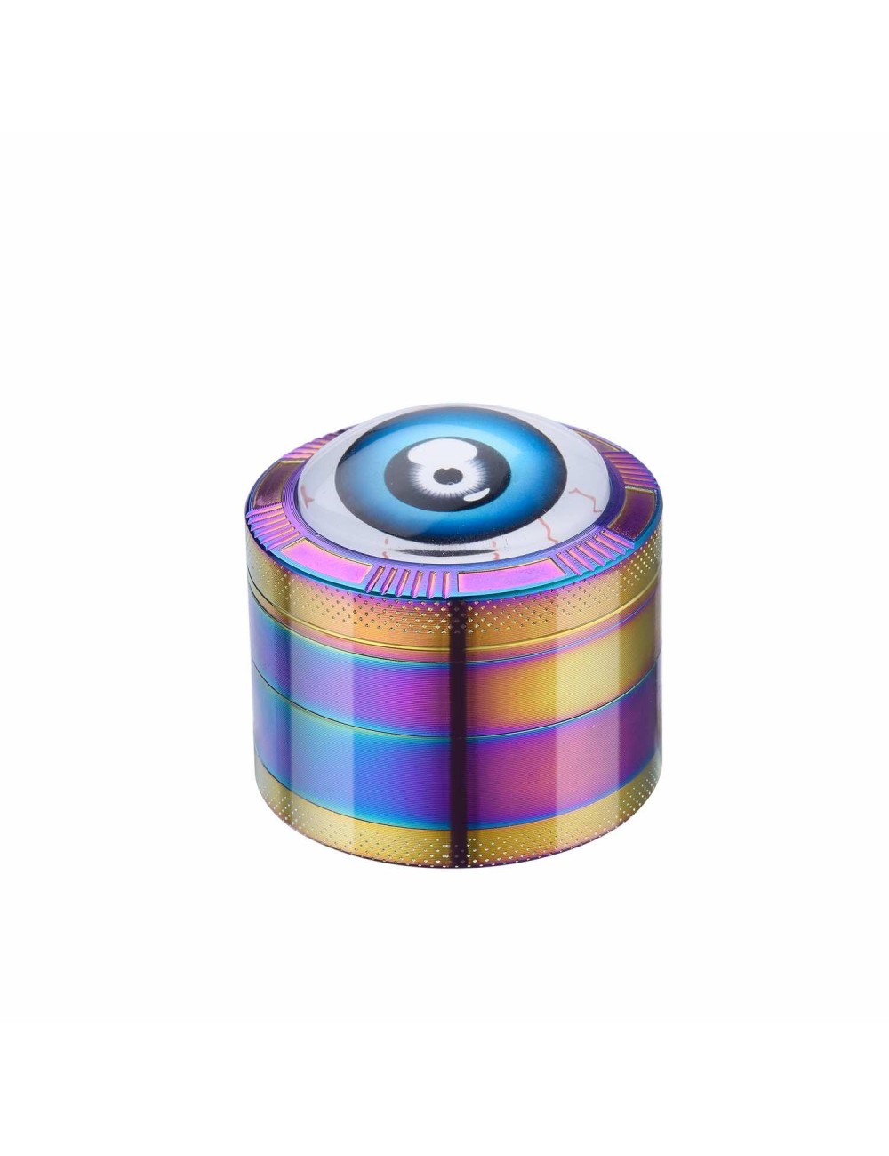 Grinder Red Eyes Rainbow 4-teilig 50mm Blau