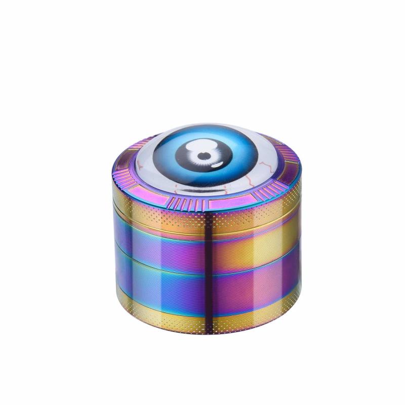 Grinder Red Eyes Rainbow 4-piece 50mm Blau