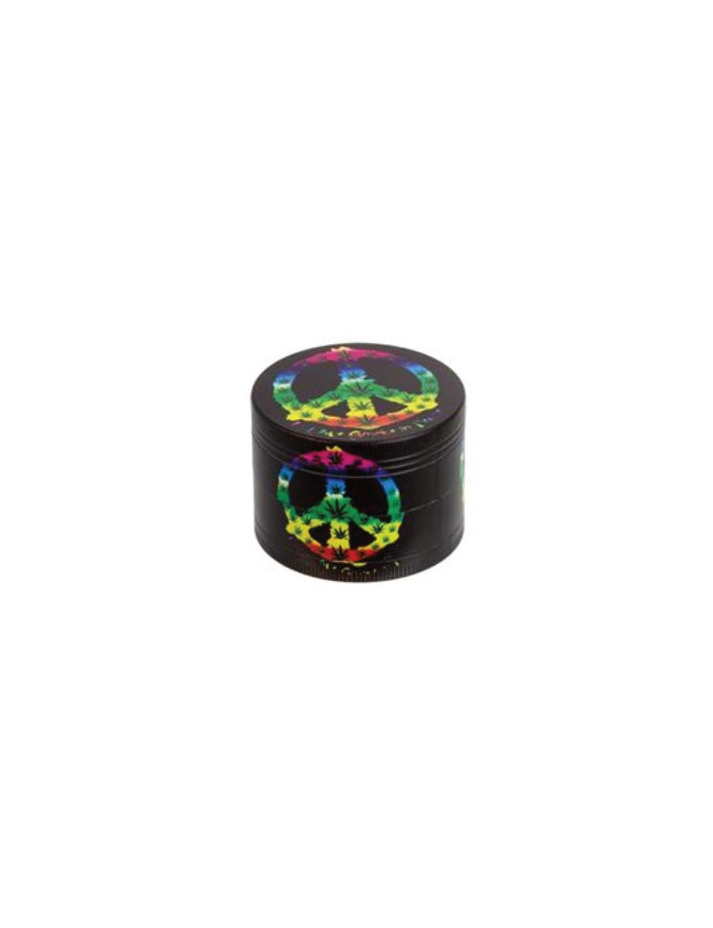 Grinder Alu Peace and Love 4-piece 50mm Muster 4